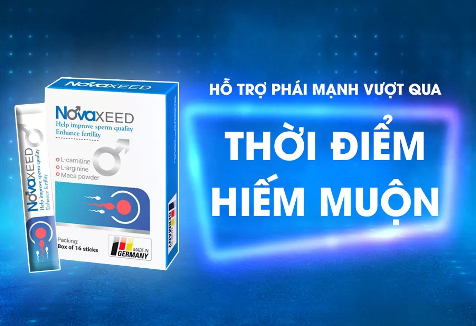 Novaxeed hỗ trợ vượt qua thời điểm hiếm muộn