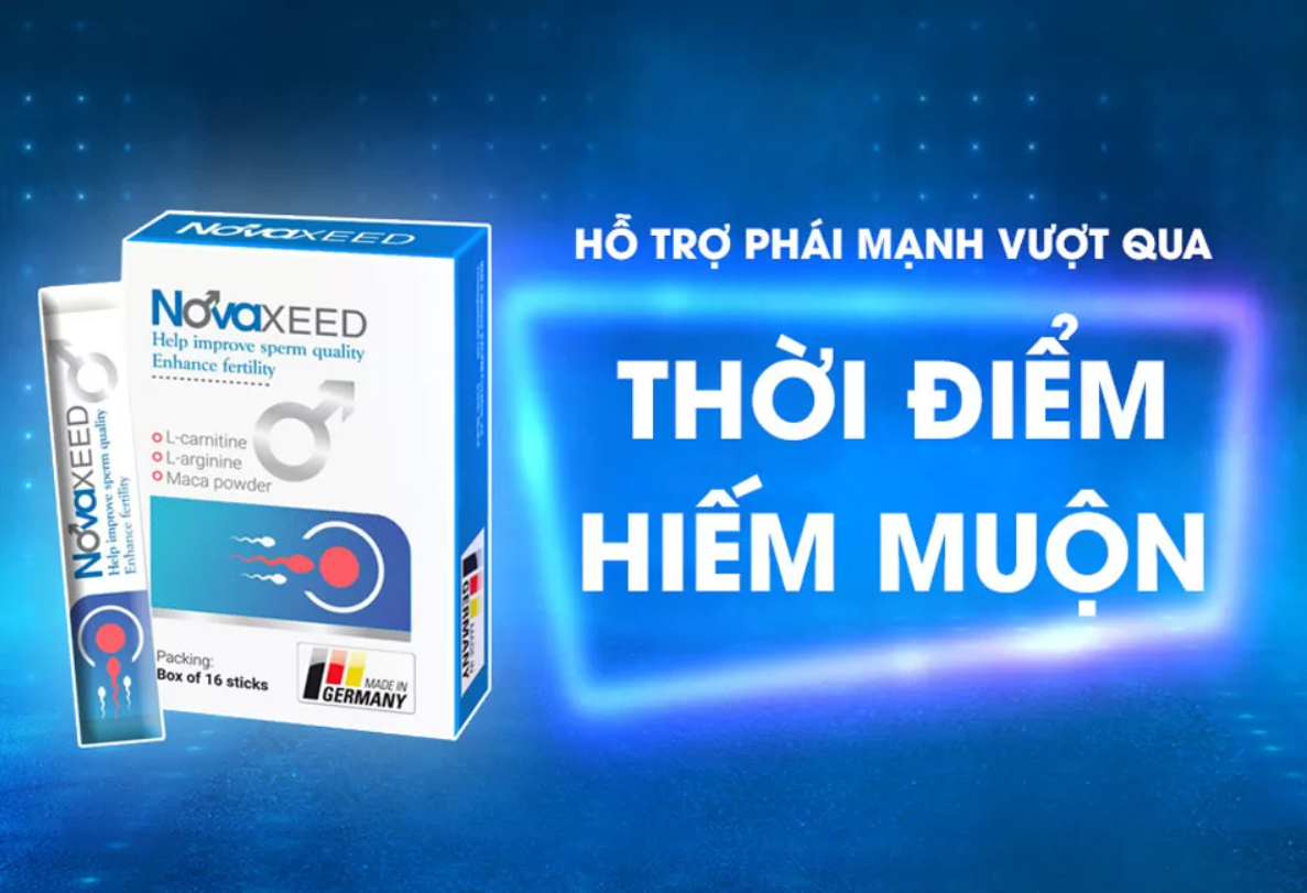 Novaxeed bổ tinh trùng