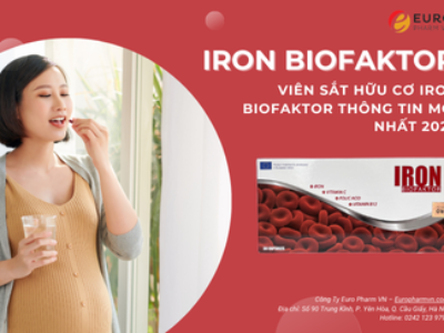 Viên sắt hữu cơ Iron Biofaktor thông tin mới nhất 2024