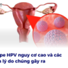 12 type HPV nguy cơ cao và các bệnh lý do chúng gây ra