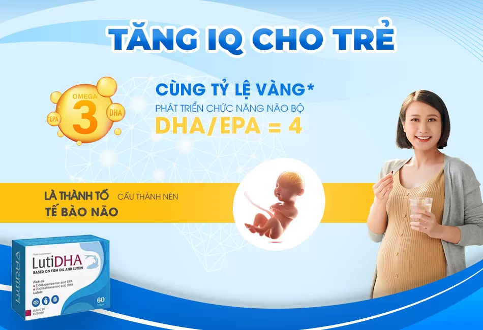 LutiDHA Viên uống bổ sung DHA cho mẹ bầu