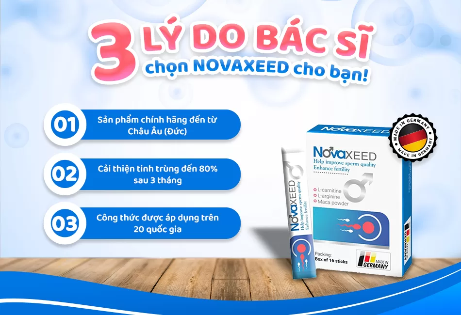 Novaxeed Tăng cường tinh trùng