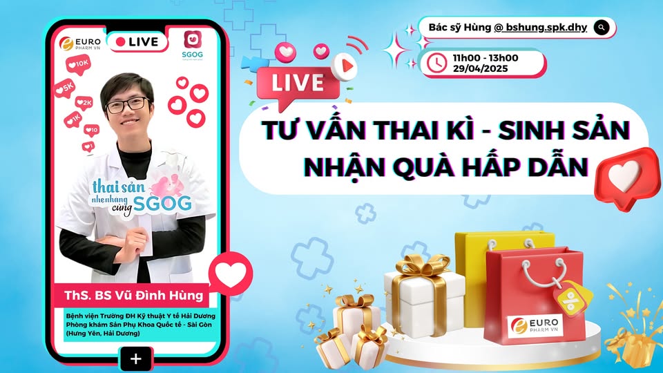 EURO PHARM VN Cùng Mẹ Bầu Tại Phòng khám Sản Phụ Khoa Quốc tế Sài Gòn